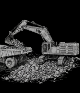 LARGE EARTHMOVING MACHINERY
